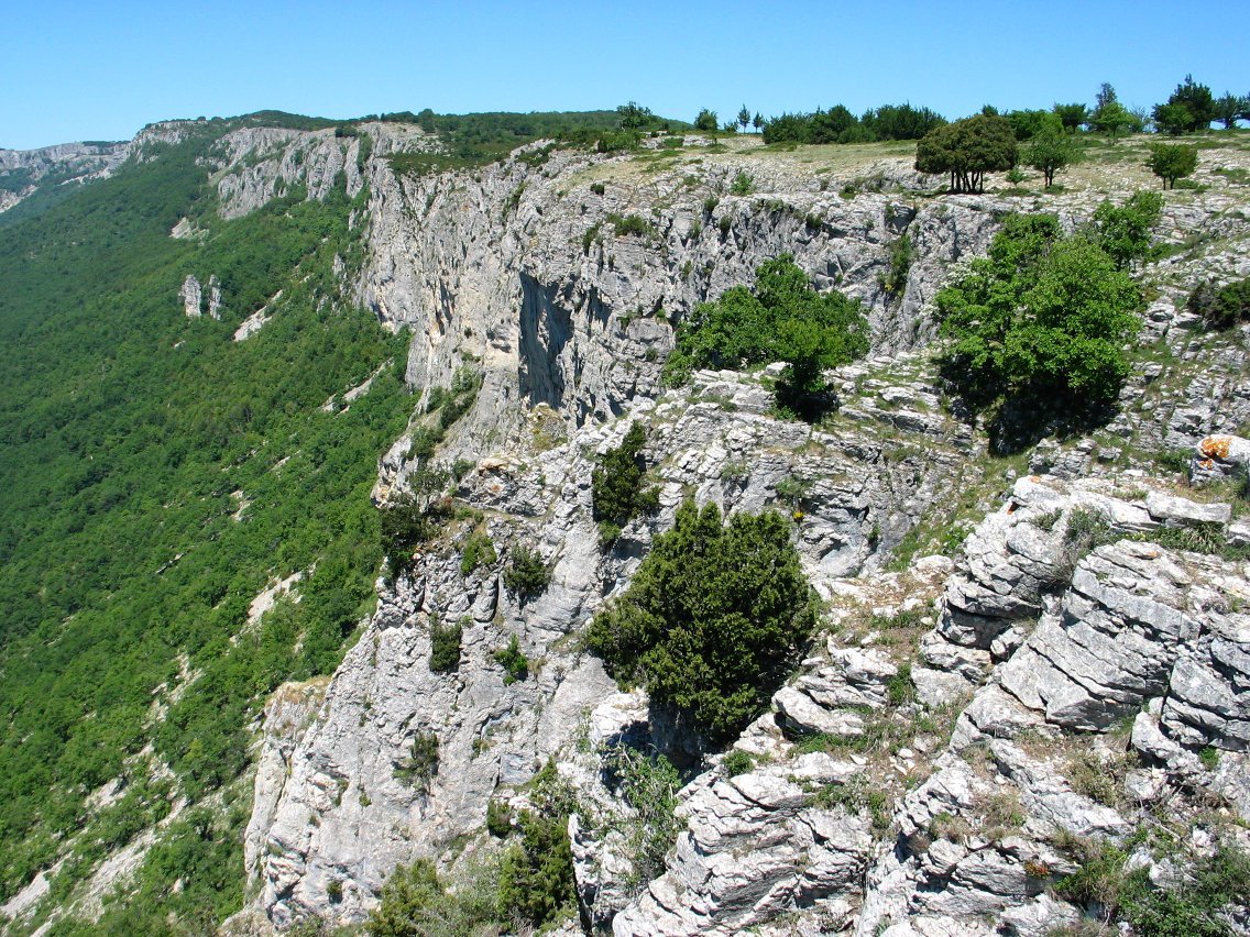 Ulibarri aldeko amildegiak