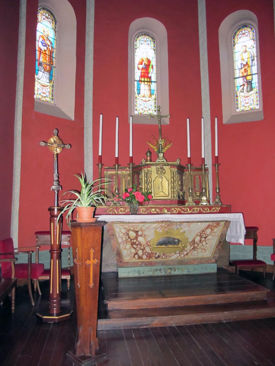 San Bizente eliza, barrua