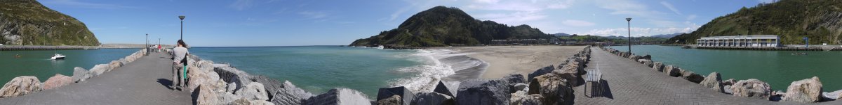 Orio eta inguruak, hondartzarko barratik