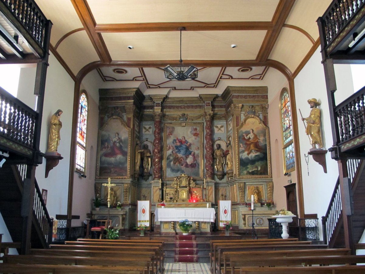 Santa Maria eliza Heletan, barrua