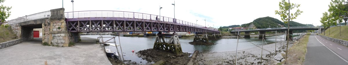 Santiagoko oinezko zubia eta errioaren bazterrak, Zumaia