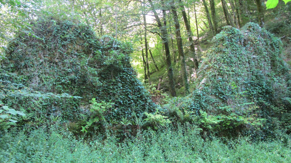 Olazar burdinolaren hondakinak, Larraul