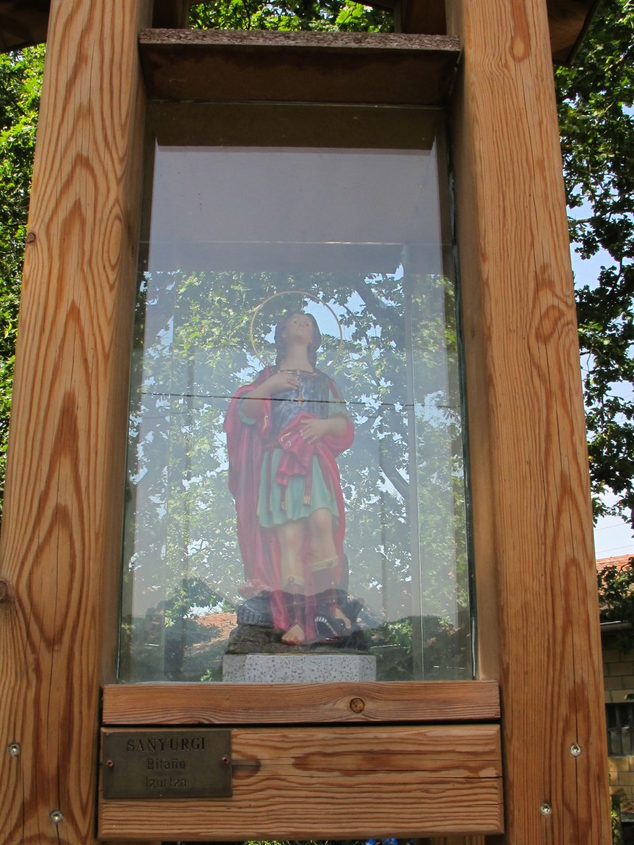 San Jorge ermitaren ordezko irudia, Izurtza