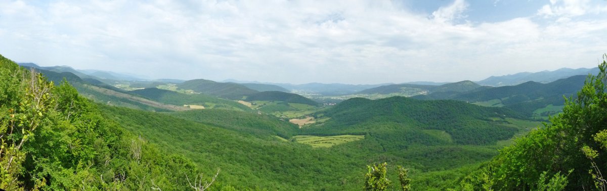 Panorama Txutxurrutik iparralderantz