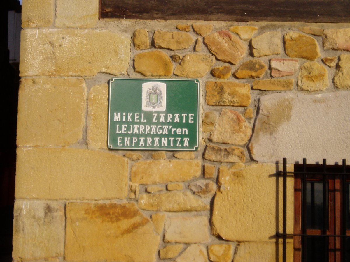 Mikel Zarate enparantza