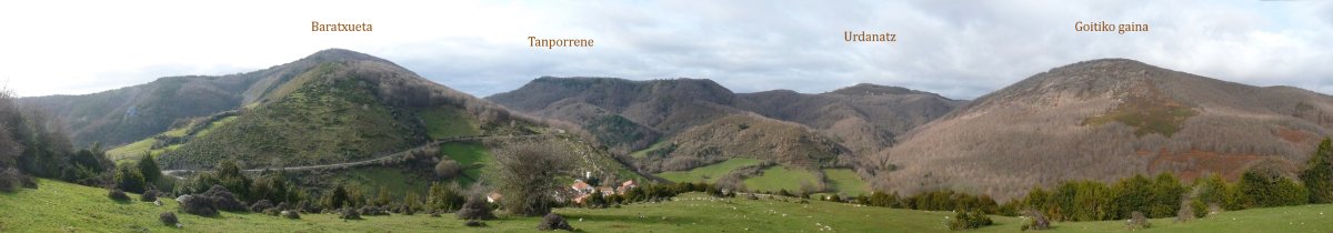 Iragi inguruko gainak Ipetetik