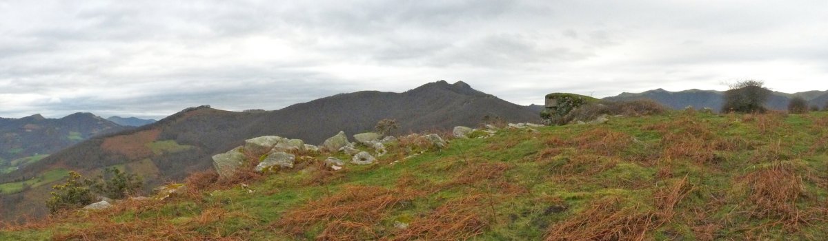 Urkiztako gailurra, bunker batekin