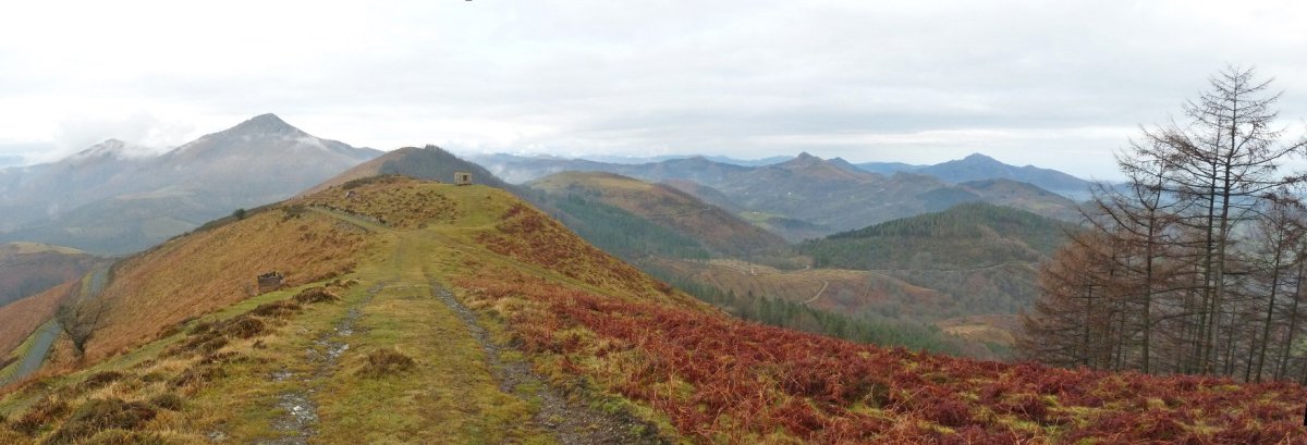 Bortzirietako mendiak Goizamenditik
