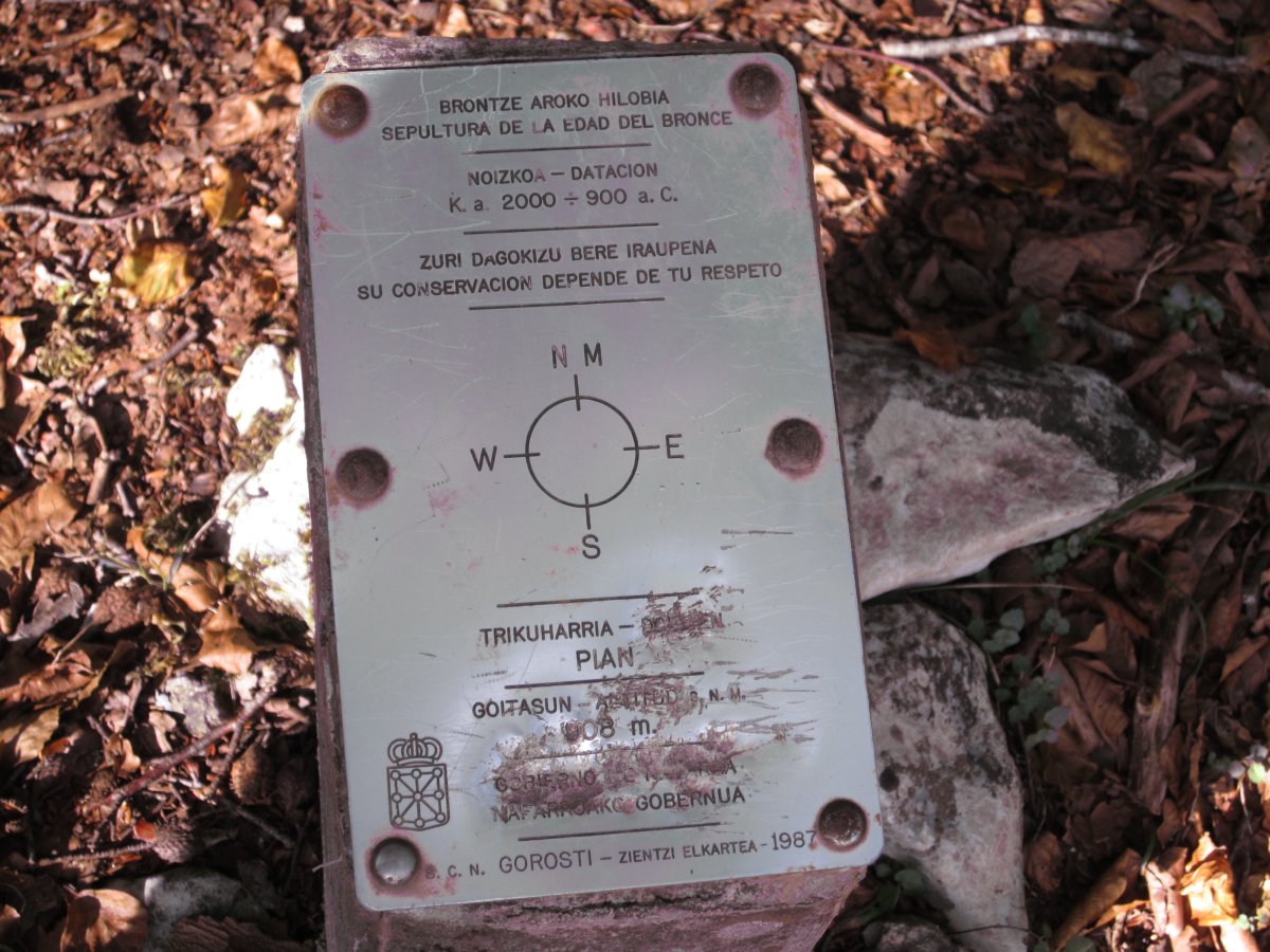 Dólmen Pian    Octubre 2012