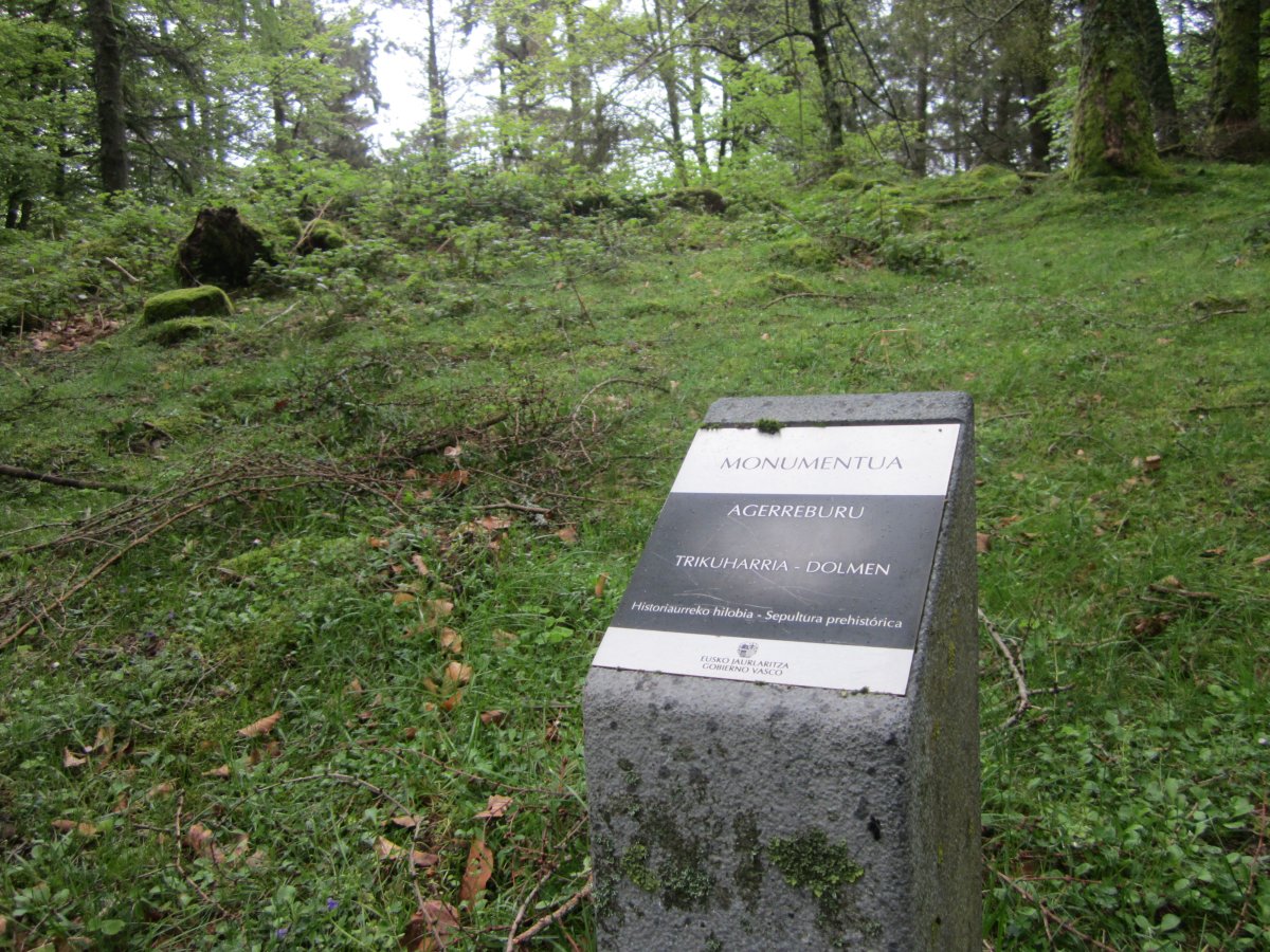 Dólmen Agerreburu    Mayo 2013