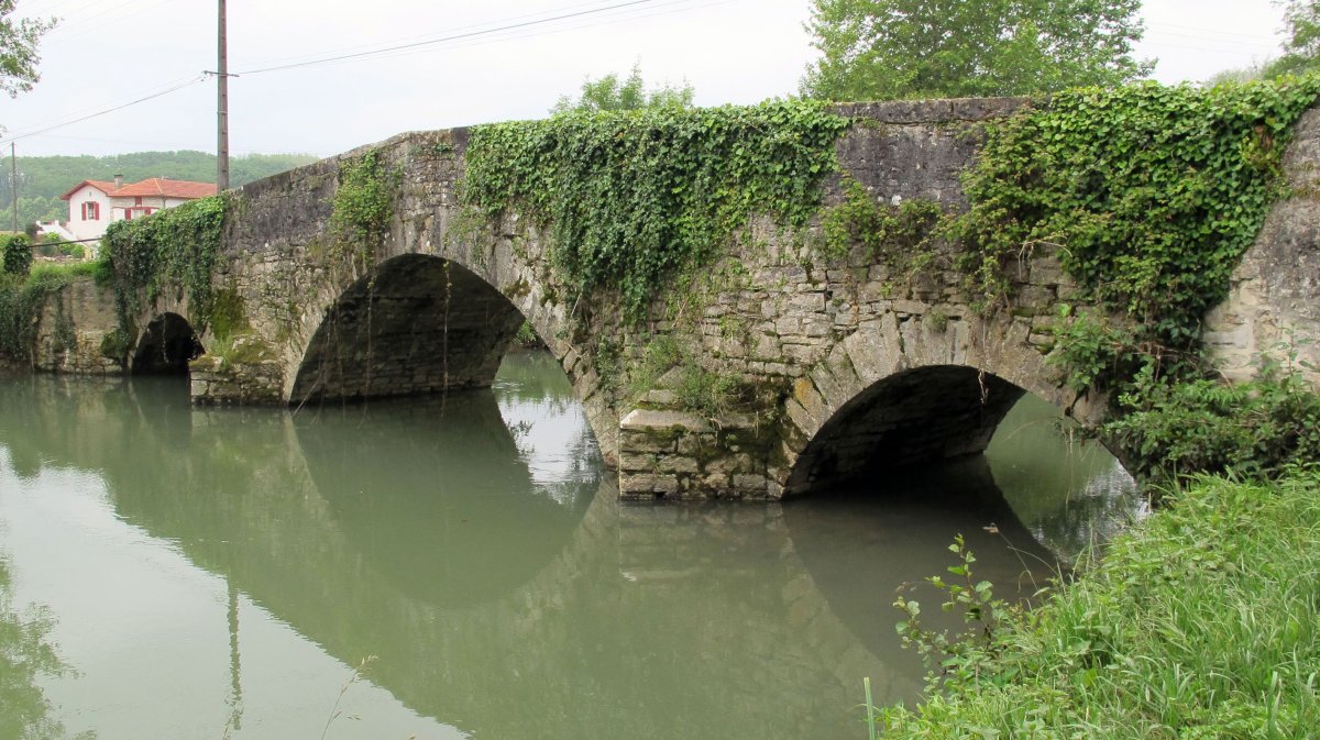 Erdi Aroko Zubia Le Lihoury erreka gainean, Bidaxune