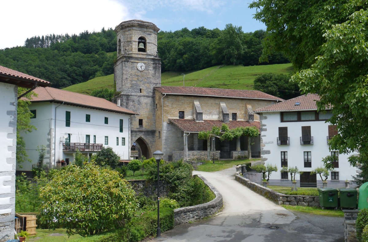 San Migel eliza eta inguruak, Arribe