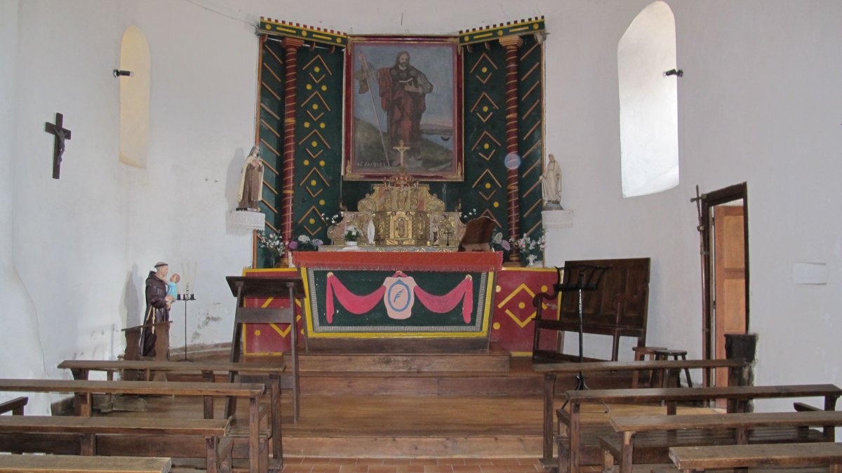 Santiago ermita, Larüntze