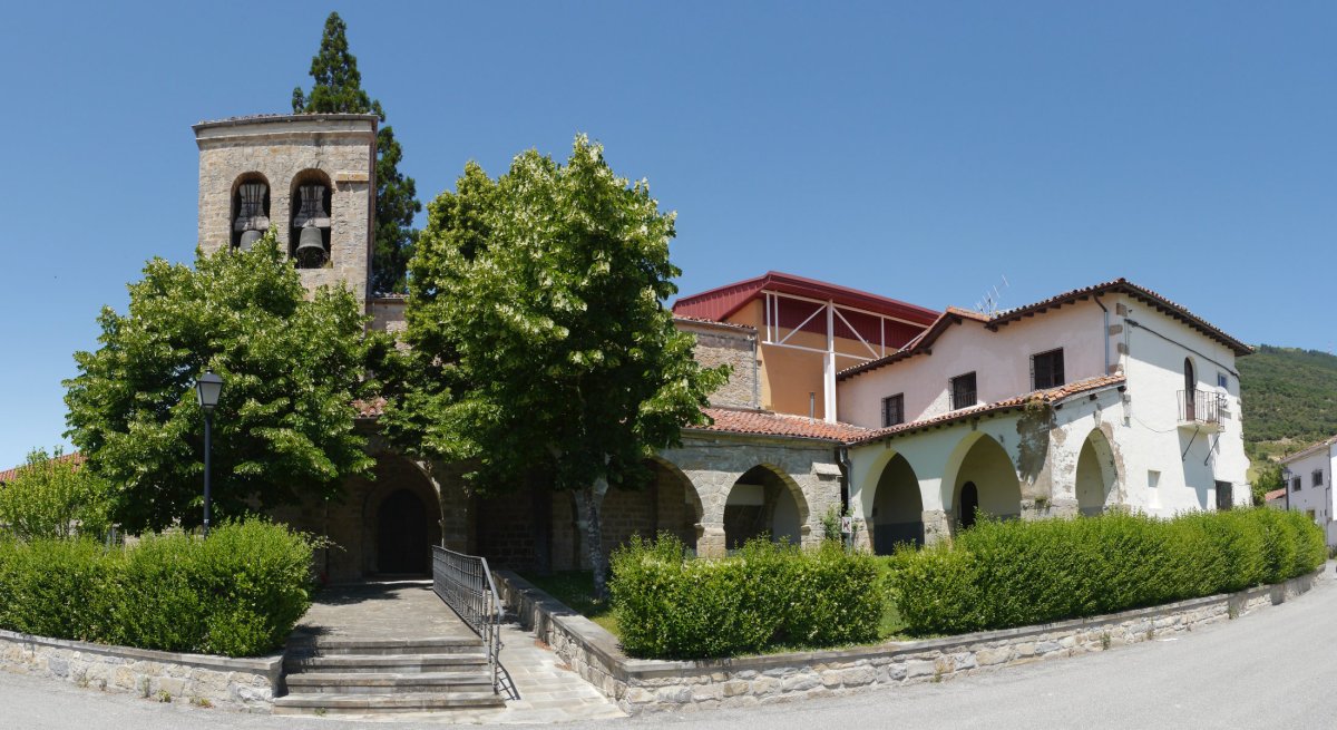 Santa Ageda eliza, Aizoain