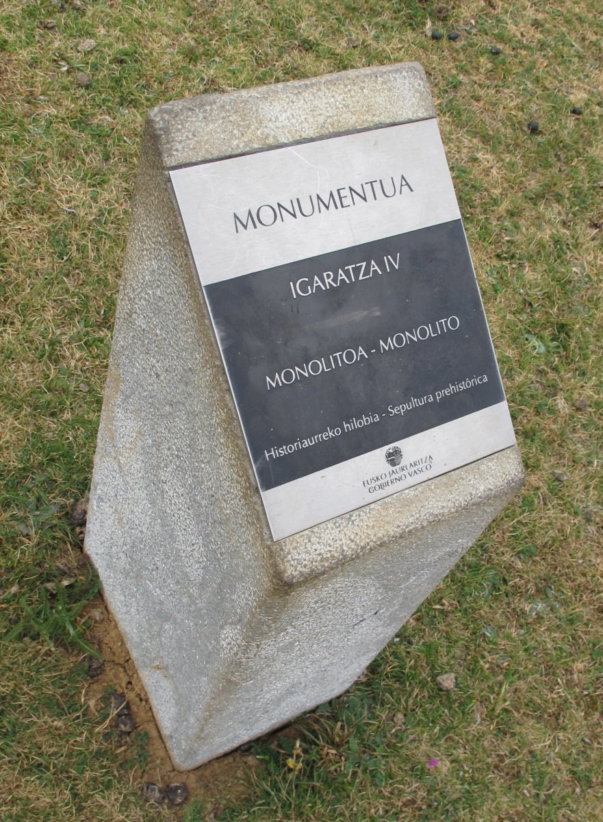 Igaratza 4 tumulua, Enirio Aralar