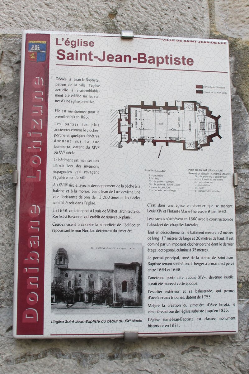 San Juan Bautista eliza, Donibane Lohizune