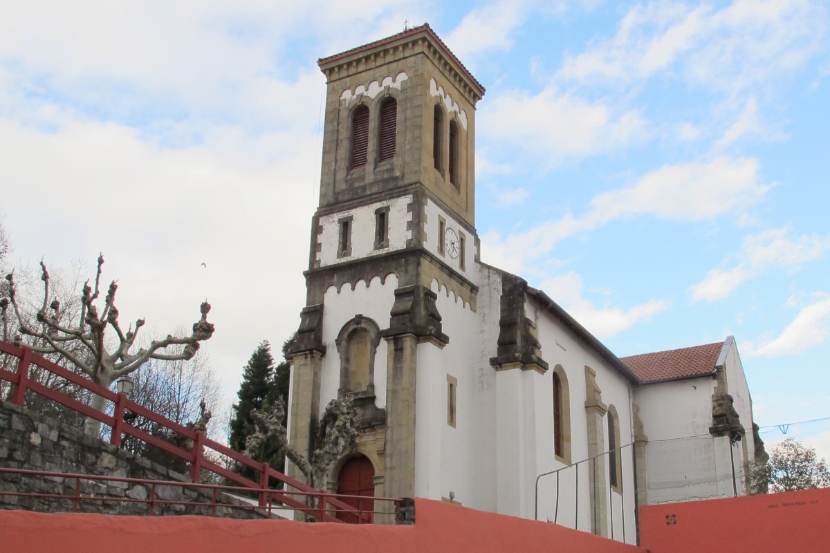 Santiago eliza Behobia auzoan, Urruña