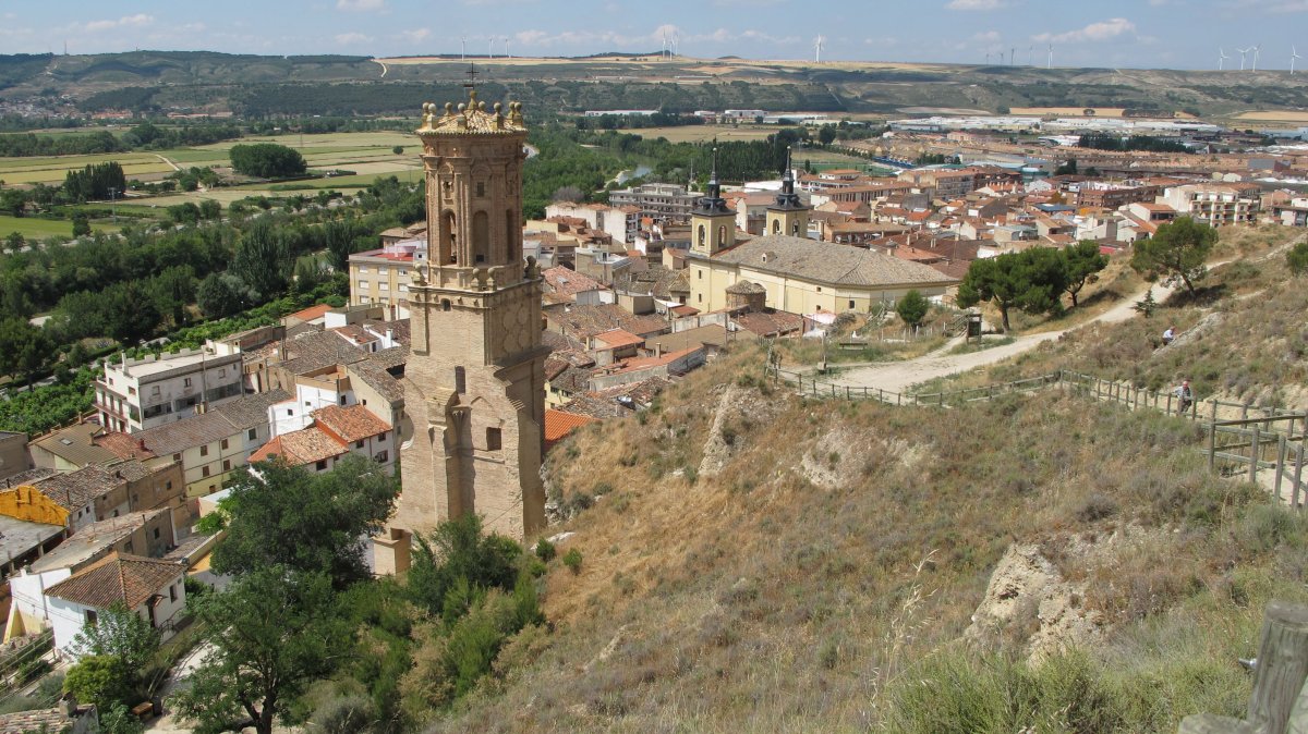 Azkoien herria Atalaia-tik ikusita