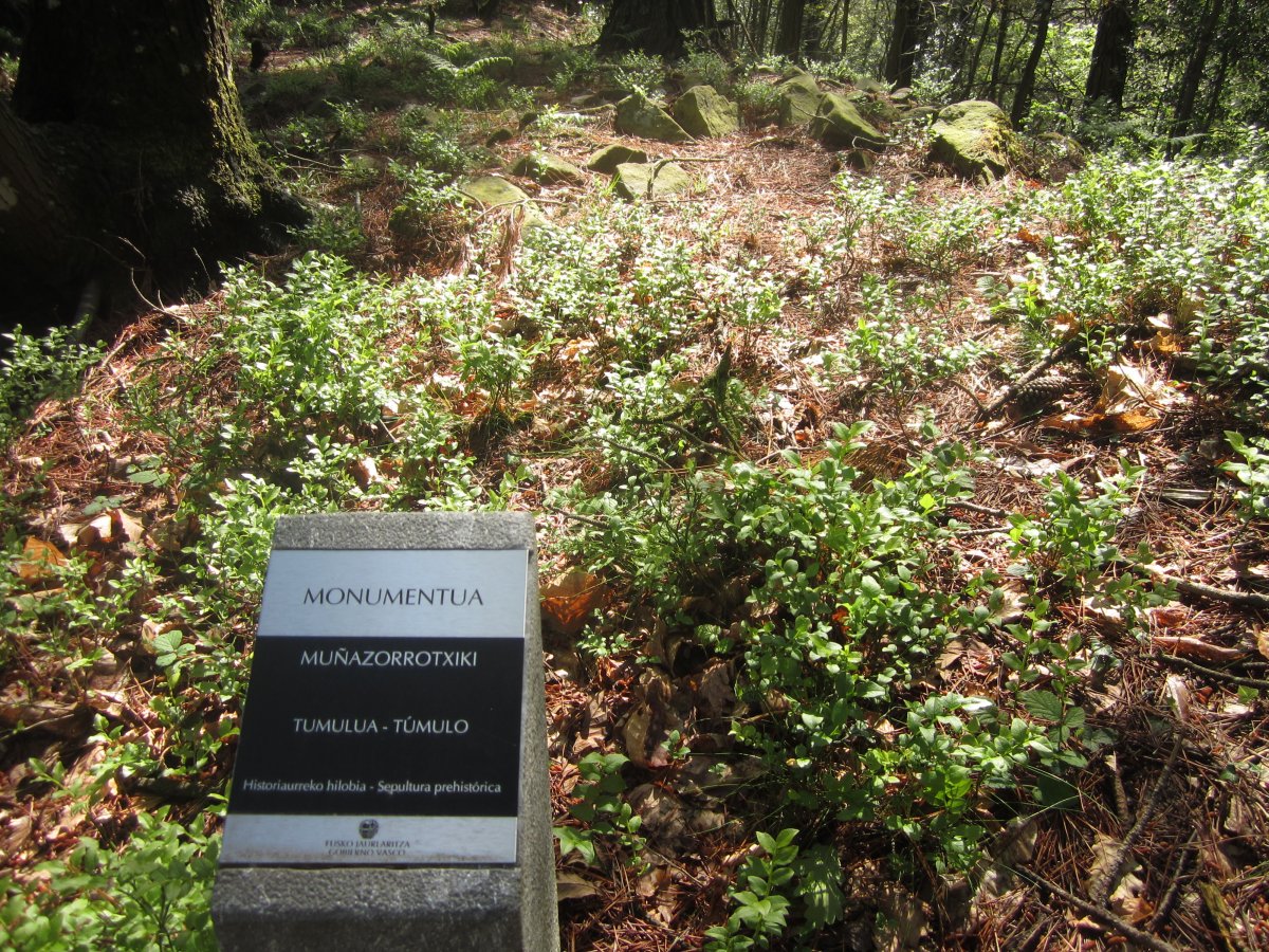 Túmulo Muñazorrotxiki (Mayo 2014)