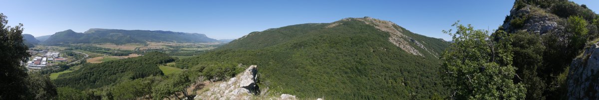 Gandorreko igoerako panoramika bat