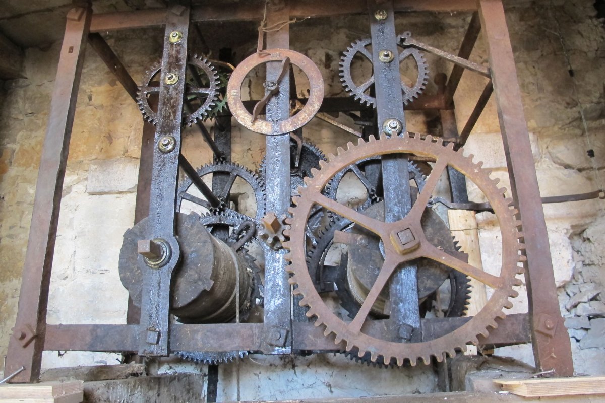 San esteban eliza (ordulariaren makinaria, Barron