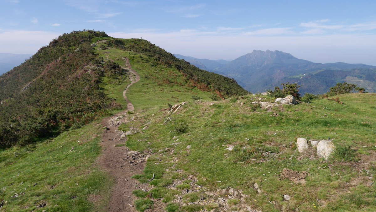 Manddale, Endarlatsa aldeko bizkarreko gain bat