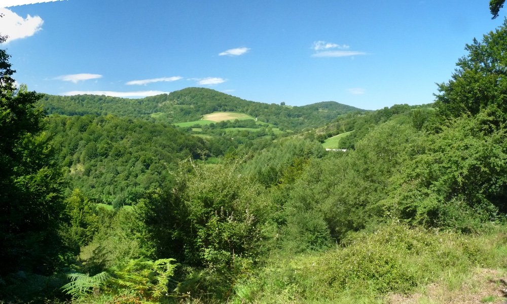 Uitzi inguruko mendiak (Mergelu) Basakaiztik