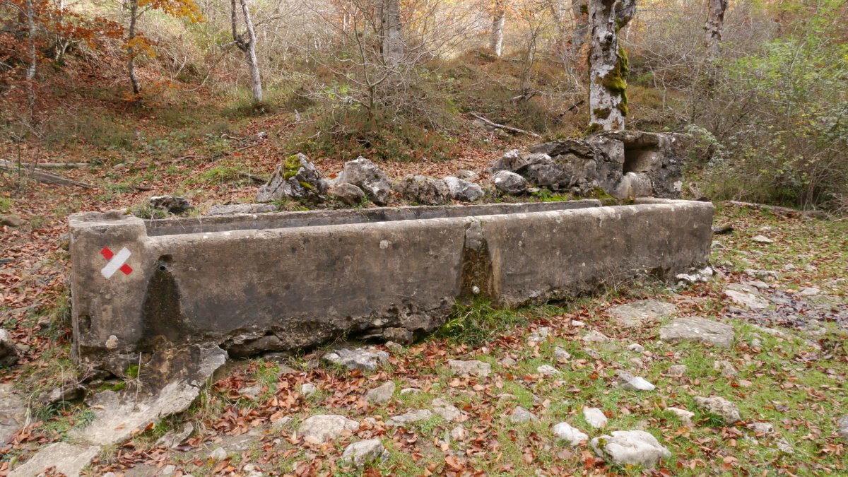 Iturria GR20 bidearen bazterrean