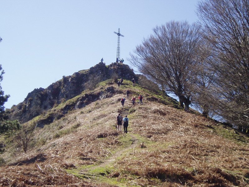 Teilamendira iparraldetik igotzen