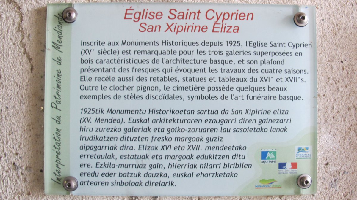 San Xipirine eliza, Lekorne