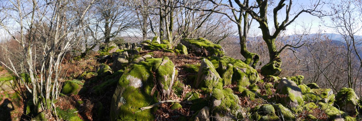 Erkaitz gaina, Agiñaga eta Artegieta arteko muino harritsua