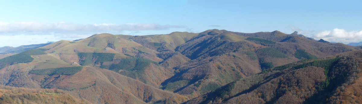 Artikutza gaineko mendiak Mendibildik