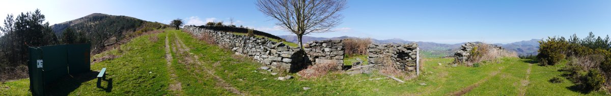 Ardientzako itxitura Apaolako bizkarreko bidean