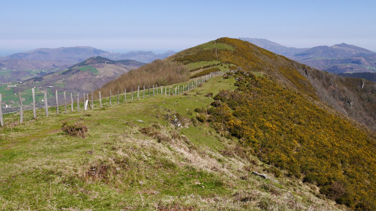 Oianberri eta Apaola arteko bizkarra