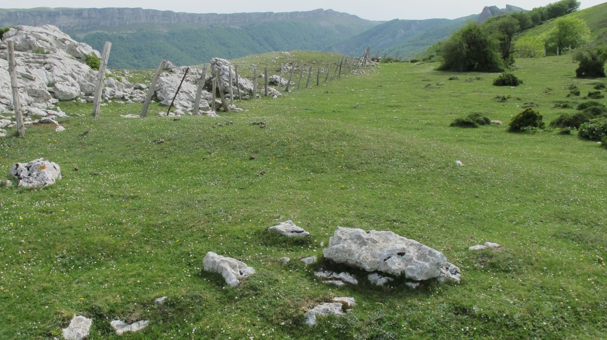 Usabide etxola hondoa, Andia