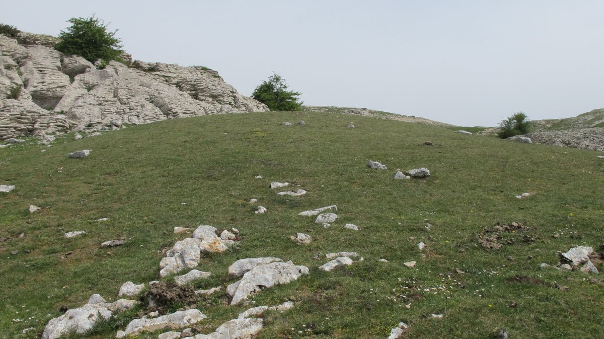 Tontorraundi etxola hondoa, Andia