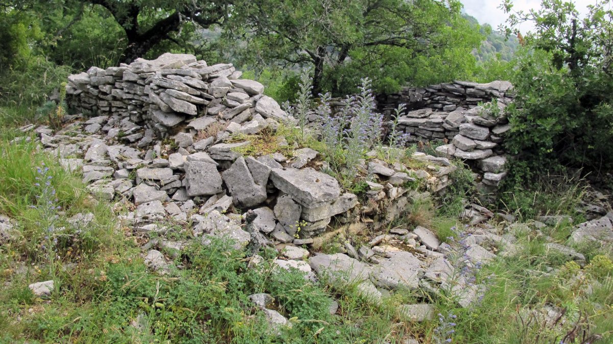 Santa Cruz ermitaren hondakinak, Arteta