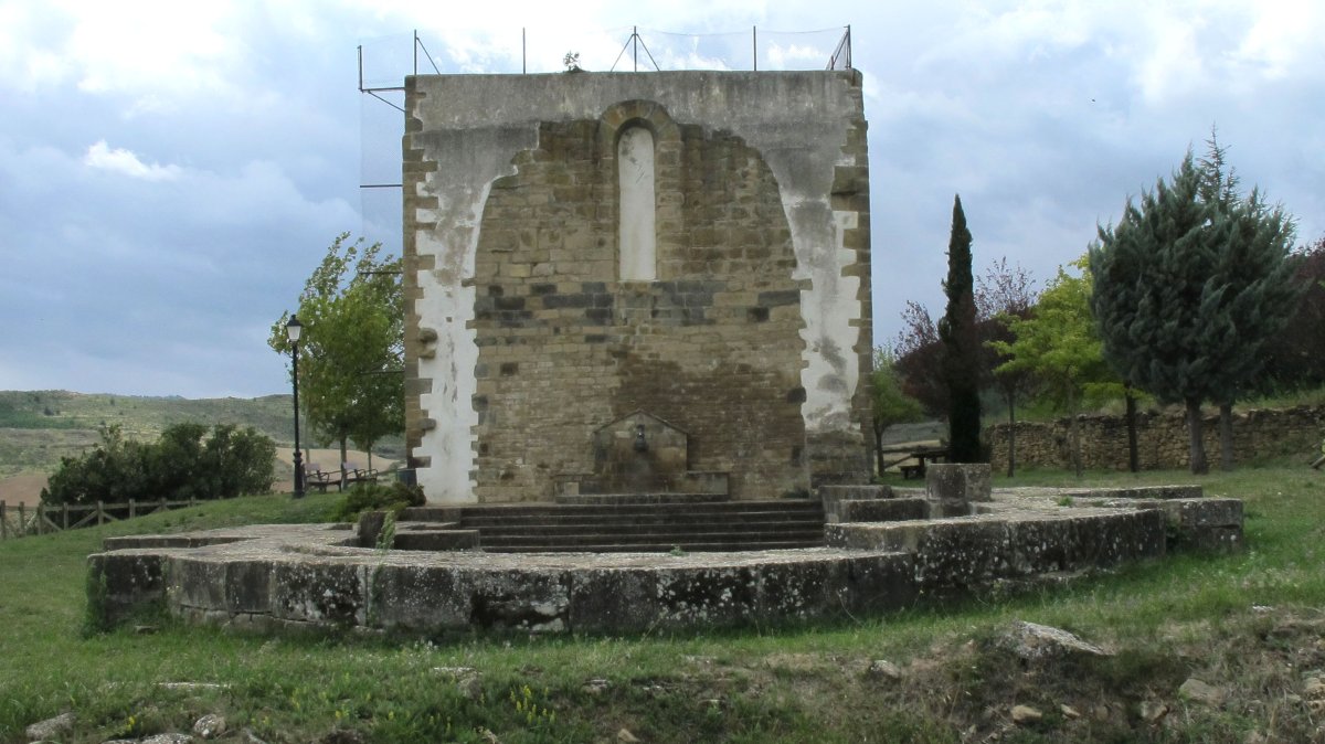 San Martin ermitaren hondakinak, Leatxe