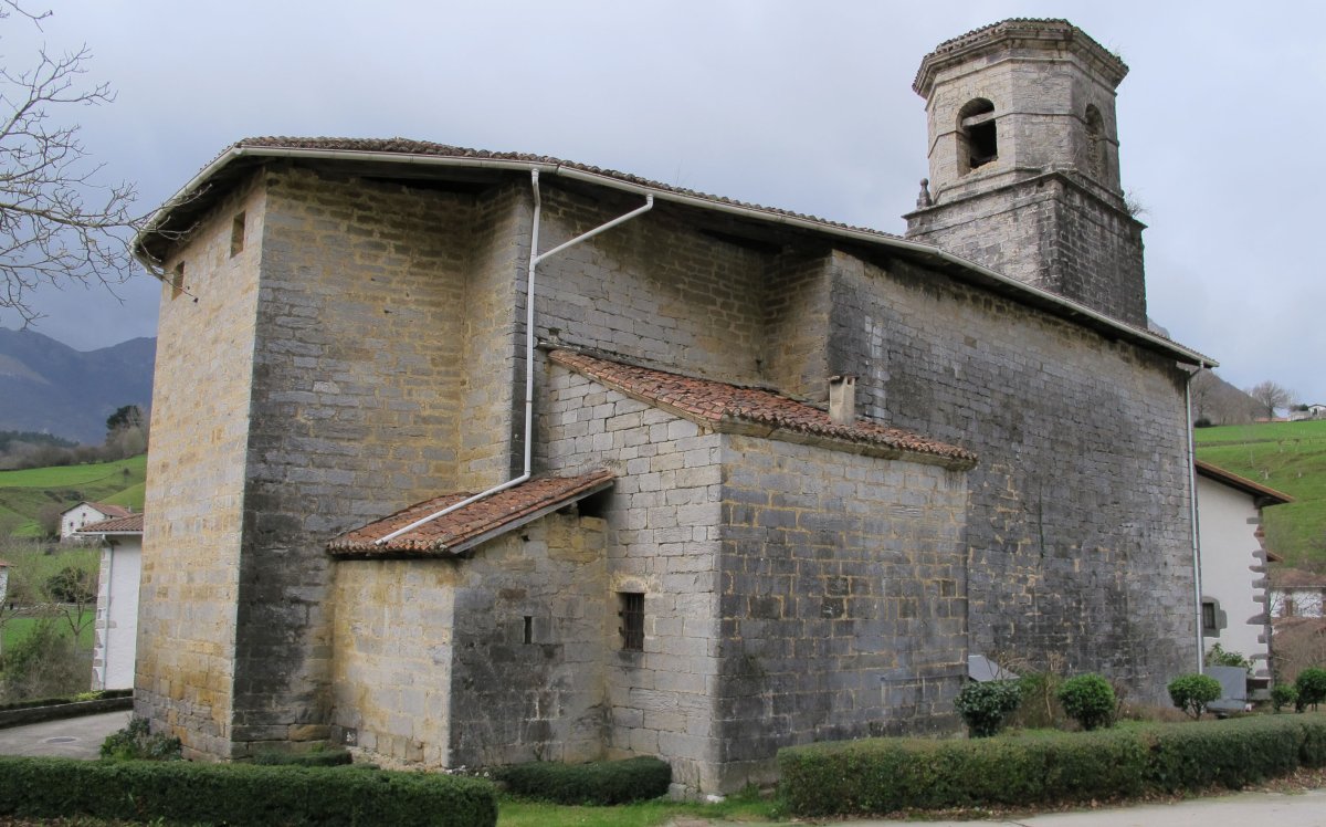 San Migel eliza, Arribe-Araitz