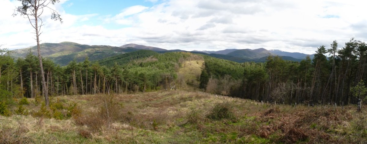 Ikuspegia Ermitabizkar gainaren gainaldetik