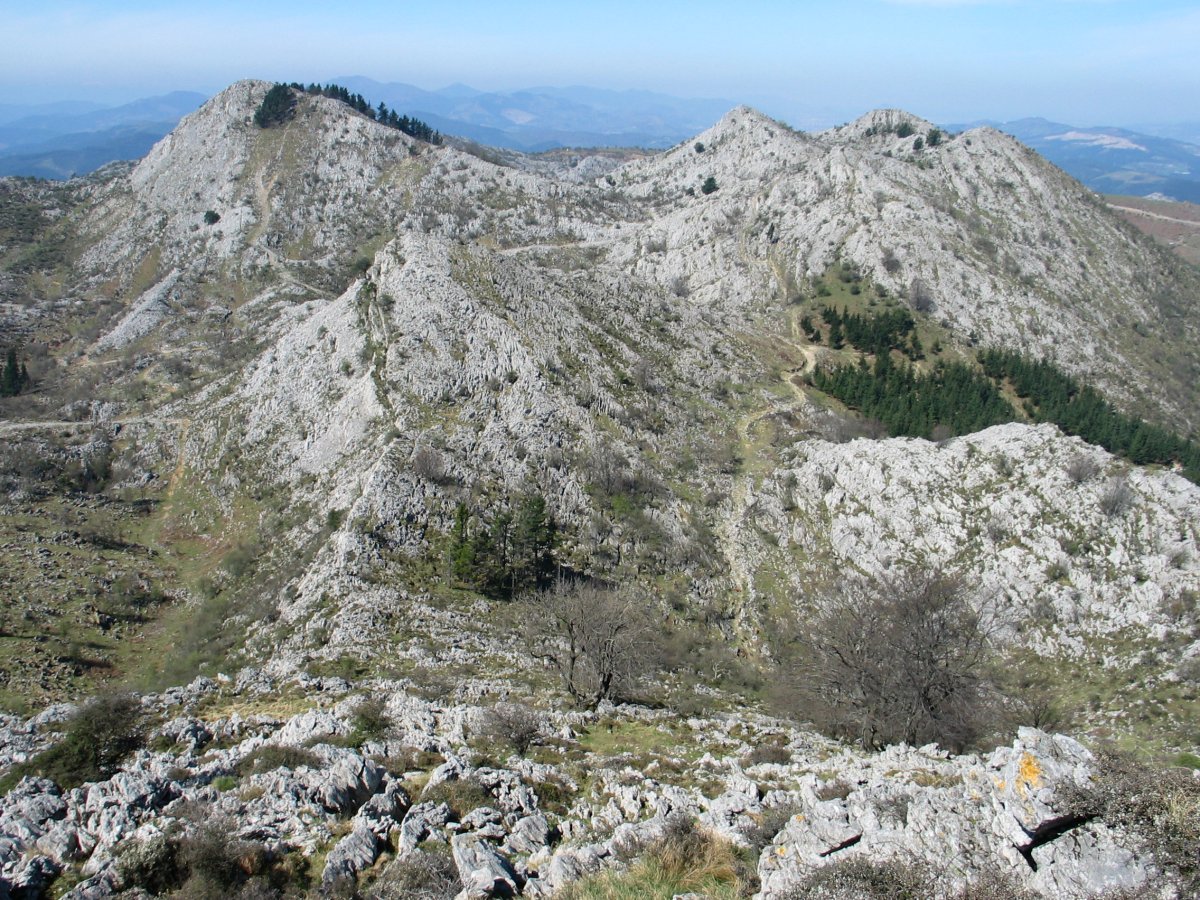 Gantxorrotz aldetik ikusita