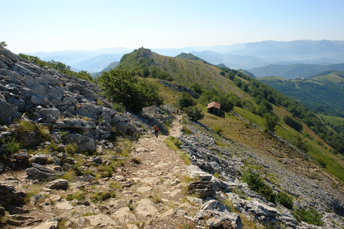 Azken aldapa goitik ikusita