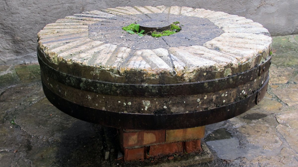 Errotarria etxe baten atarian, Orontze