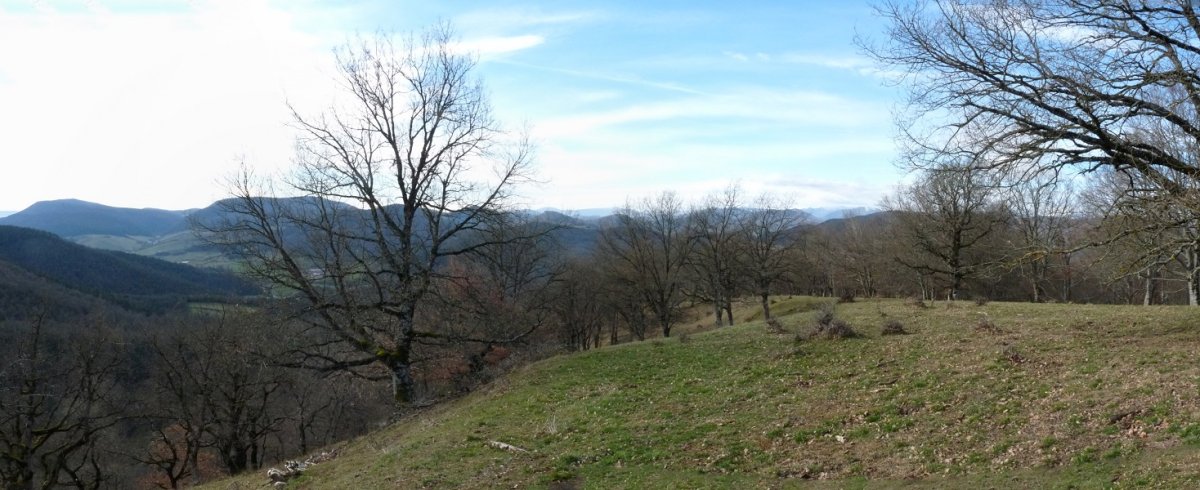 Ikuspegia Otxabizkiko gainetik