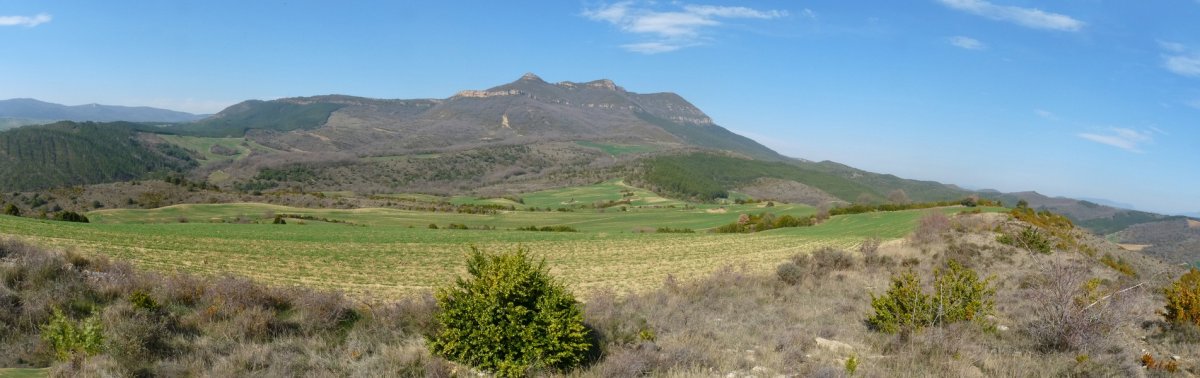 Izagako gainak Alto del Pinotik