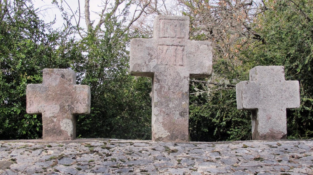 Andra Mari Zuria gurutzbidea, Jaurrieta