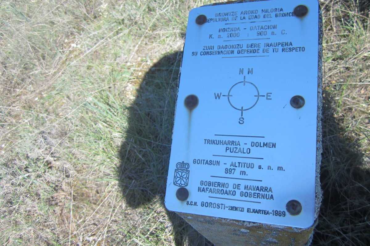 Dólmen Puzalo  (abril  2017)