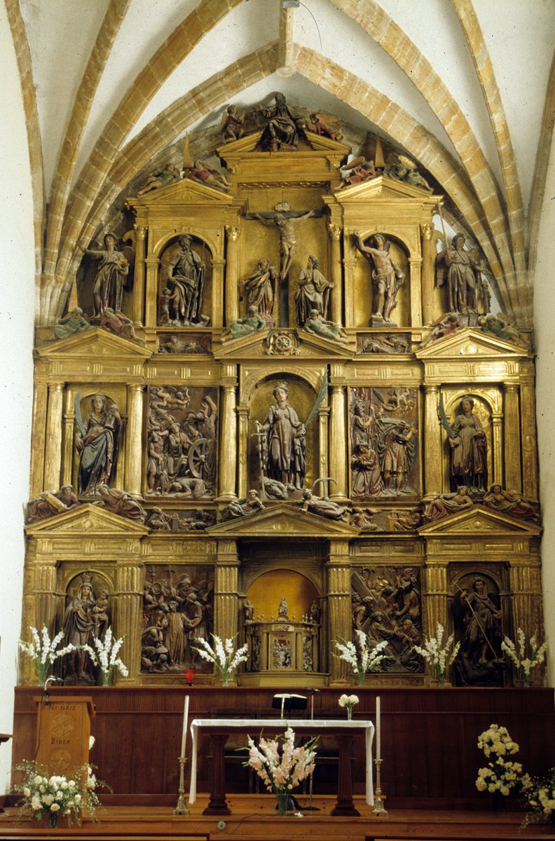 Erretaula, Santa Katalina eliza, Elduain