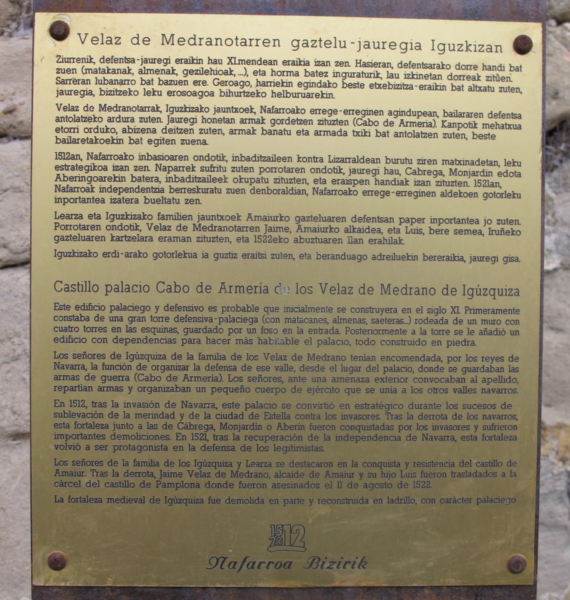 El Palacio jauregia, Iguzkitza