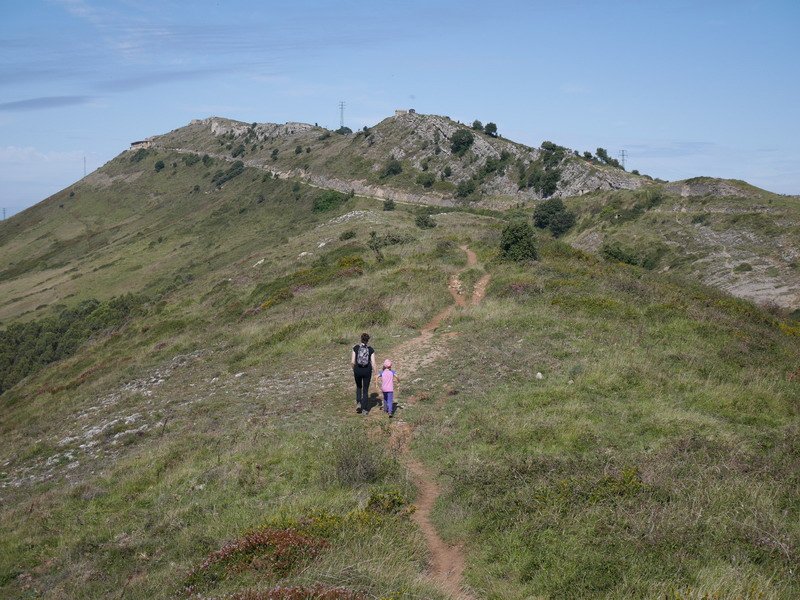 Hego-mendebaldetik ikusita